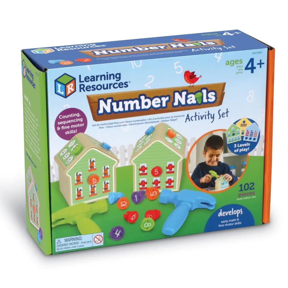 Number Nails! Activity Set - Learning Resources