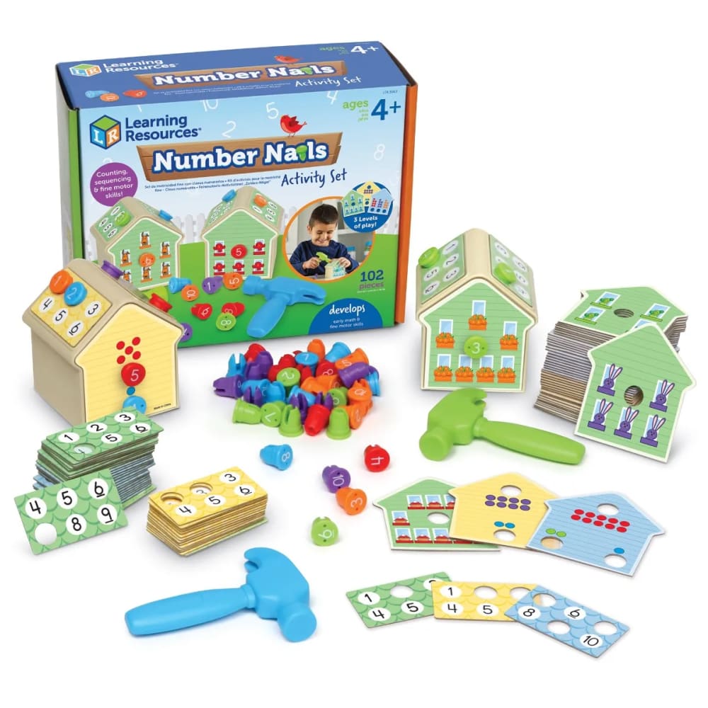 Number Nails! Activity Set - Learning Resources