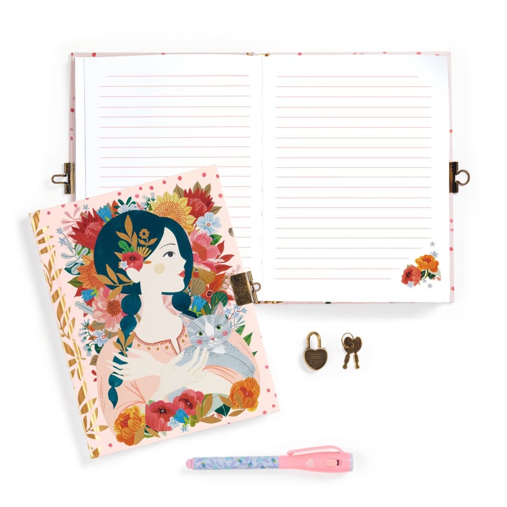 Oana Secret Notebook with Magic Pen - Djeco