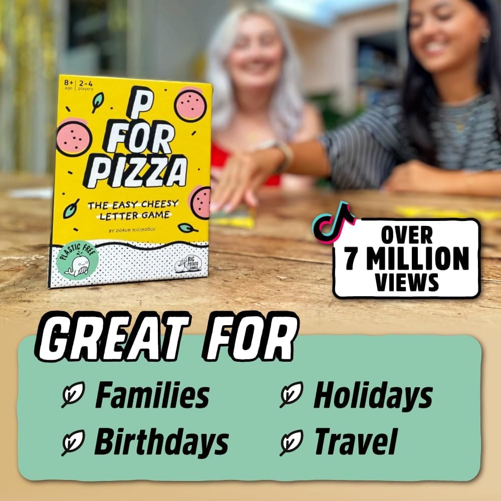 P for Pizza Family Board Game - Big Potato Games