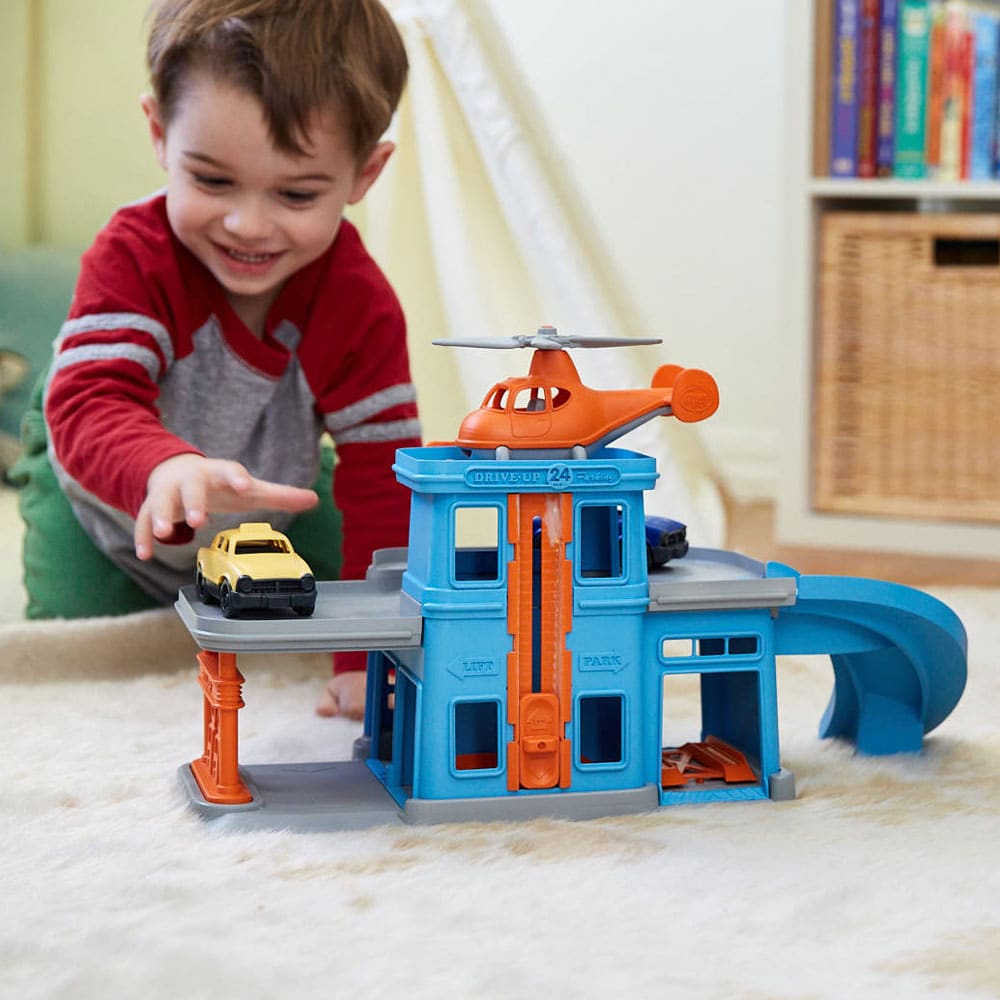 Parking Garage Playset - Green Toys 816409013127