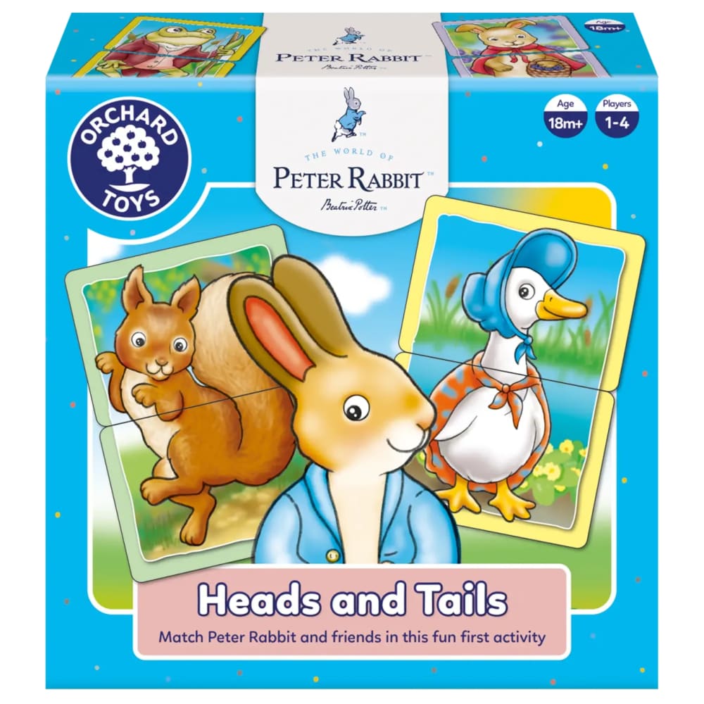 Peter Rabbiit Heads & Tails Matching Game - Orchard Toys