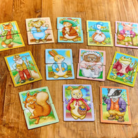 Peter Rabbiit Heads & Tails Matching Game - Orchard Toys
