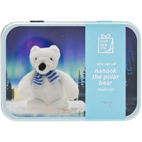 Polar Bear in a Tin Sewing Kit - Apples to Pears