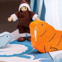 Polar Glacier Toy Playset - Bigjigs Toys 691621711552