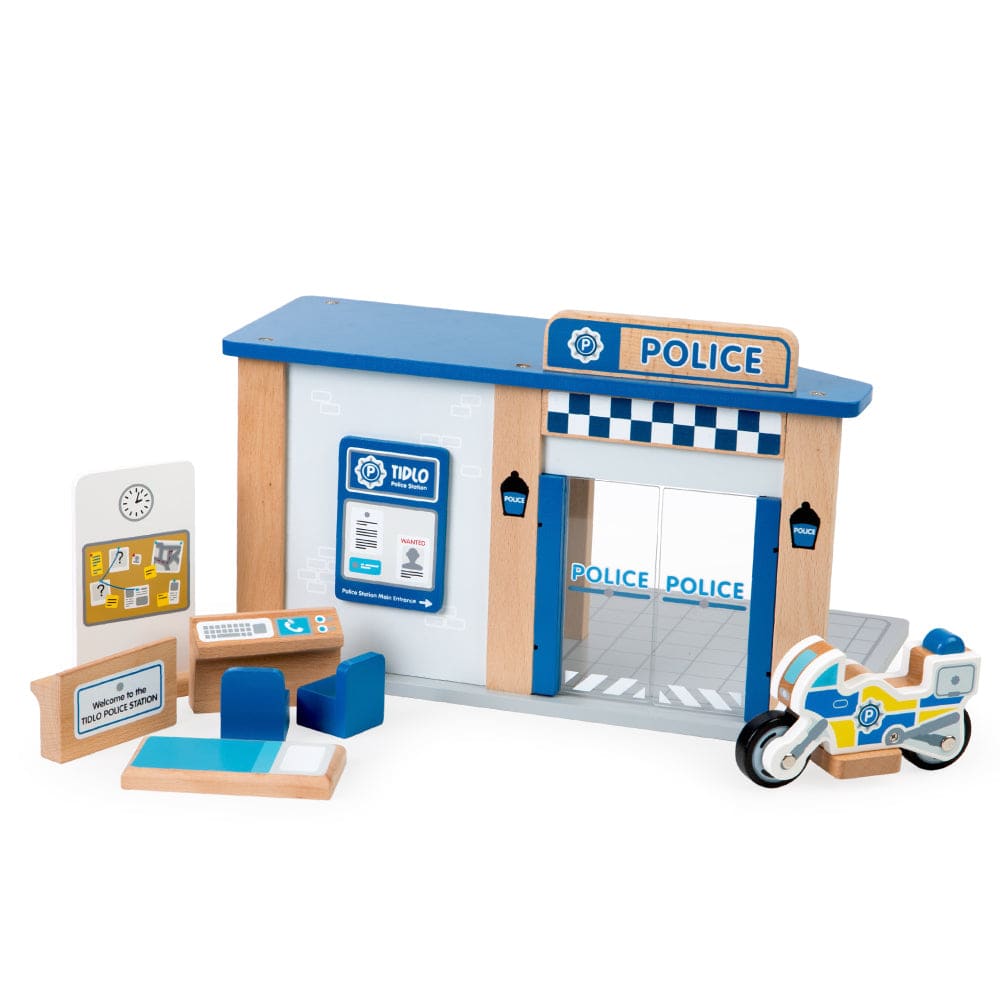 Police Station Playset - Tidlo 5012824005036