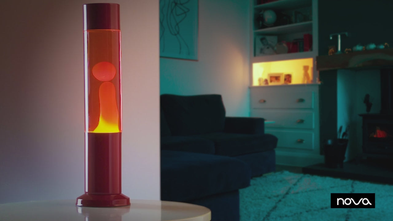Nova Colour Lava Lamp Red