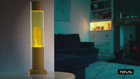 Nova Colour Lava Lamp Yellow
