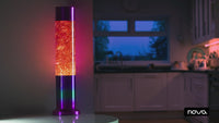 Nova Glitter Lamp Rainbow