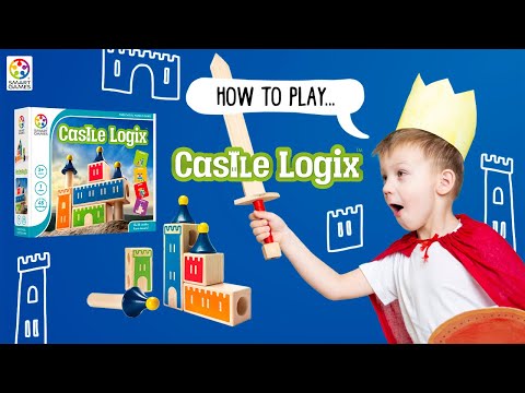 Wooden Castle Logix Building Puzzle