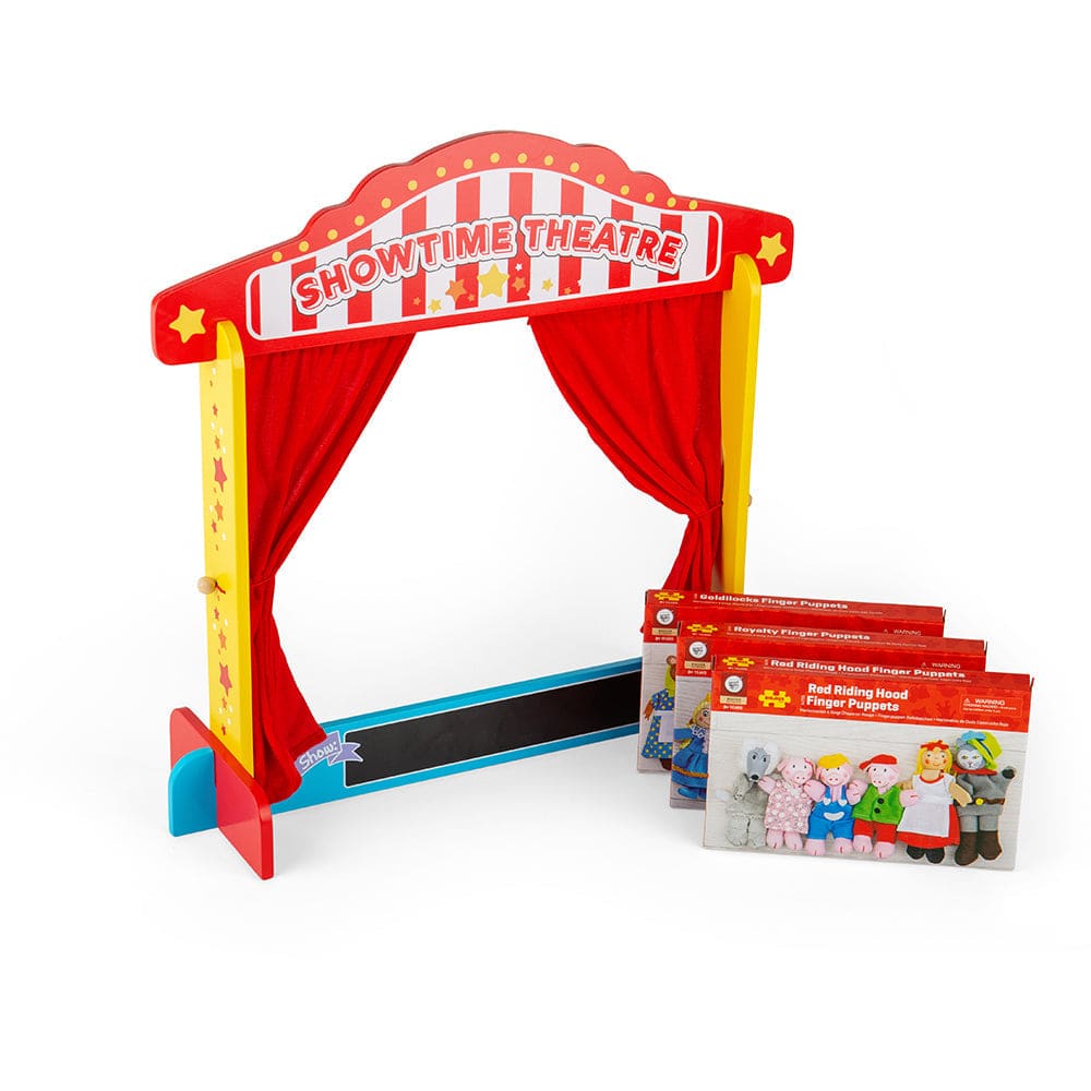 Puppet Theatre Bundle - Bigjigs Toys 691621678862