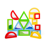 Rainbow Sensory Shapes Toy - Bigjigs Toys 691621810347