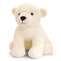 Recycled Plush Polar Bear 25cm - Keel Toys