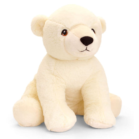 Image of Recycled Plush Polar Bear 25cm - Keel Toys