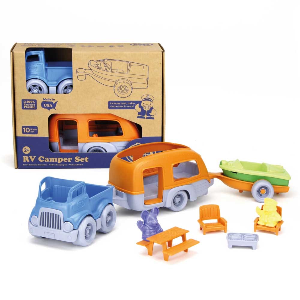 RV Camper Set - Green Toys 816409014599