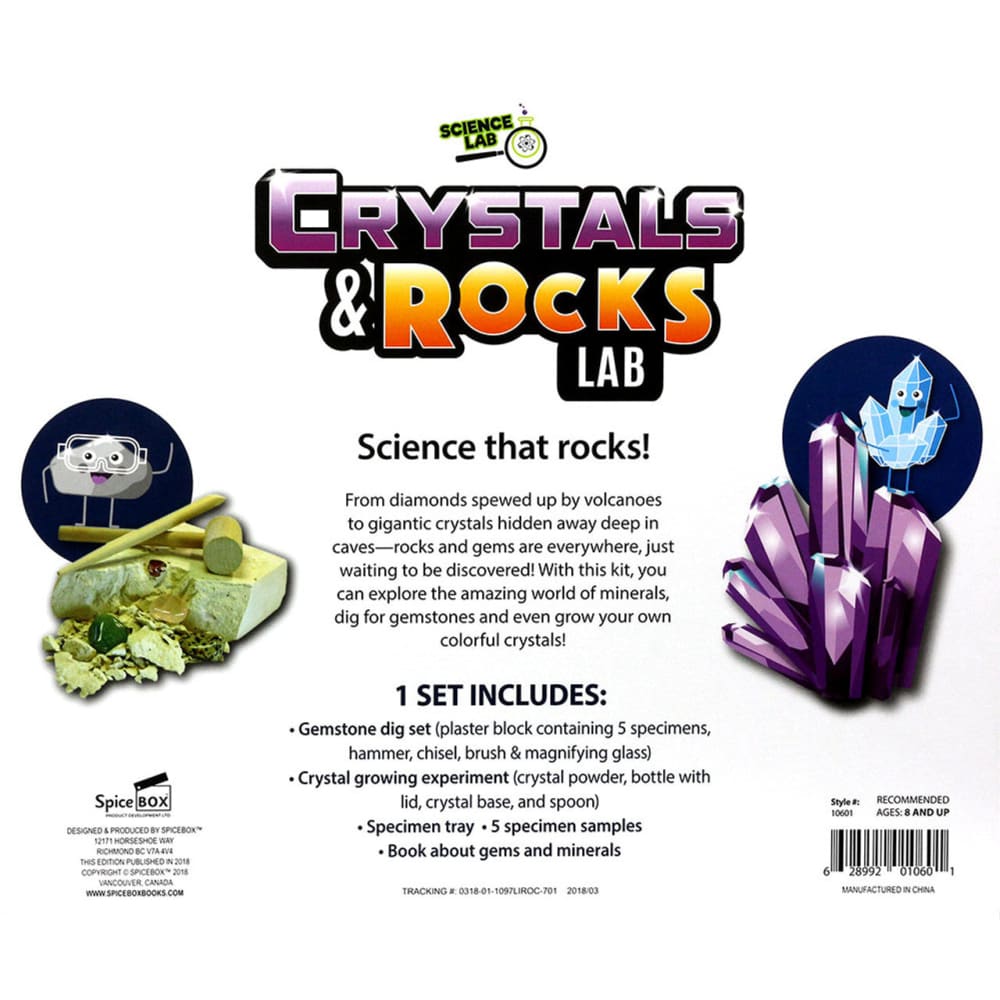 Science Lab Crystal & Rocks - SpiceBox