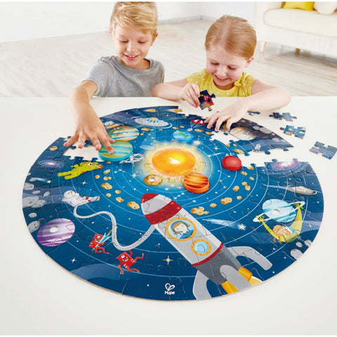 Image of Solar System Puzzle - Hape 6943478024014
