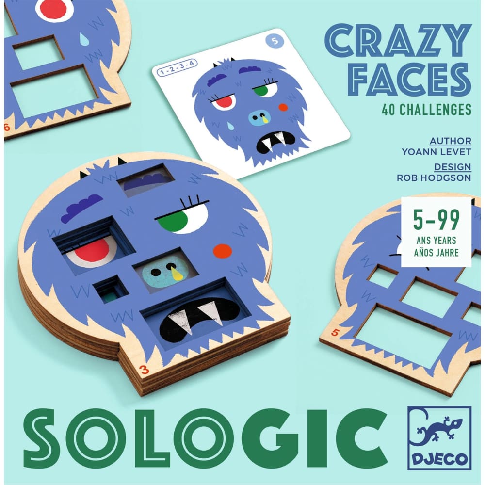 SoloGic Crazy Faces Game - Djeco