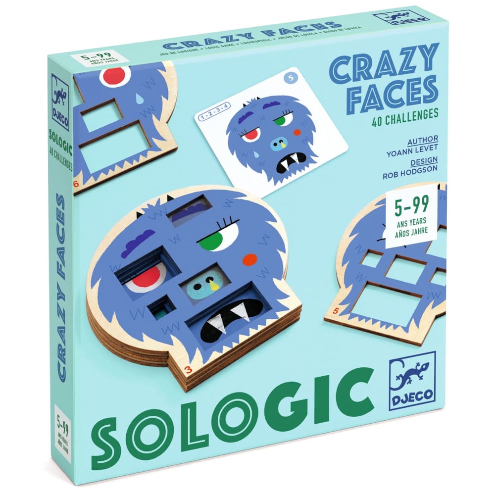 SoloGic Crazy Faces Game - Djeco