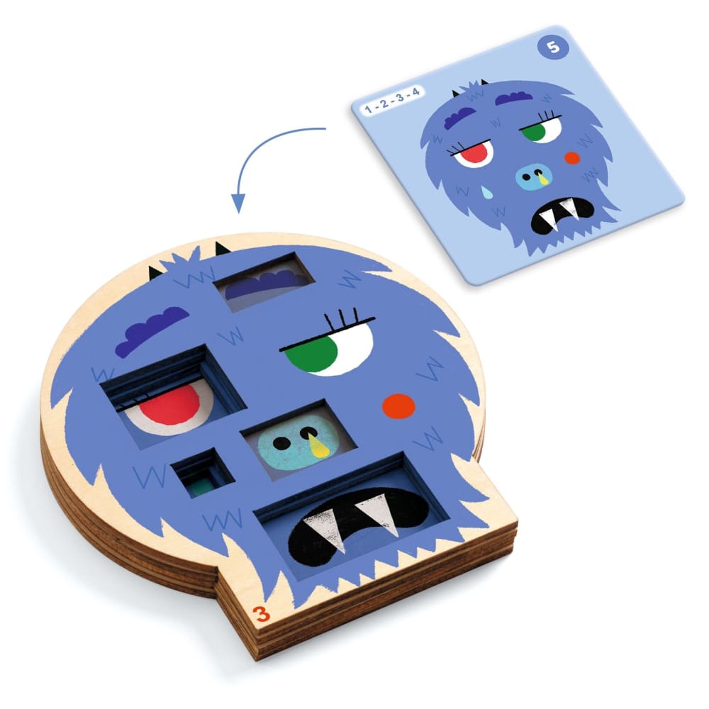 SoloGic Crazy Faces Game - Djeco