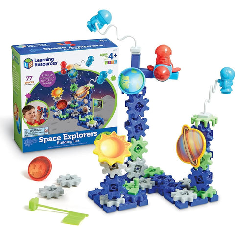 Image of Space Explorers Gears Building Set - Learning Resources 765023092172