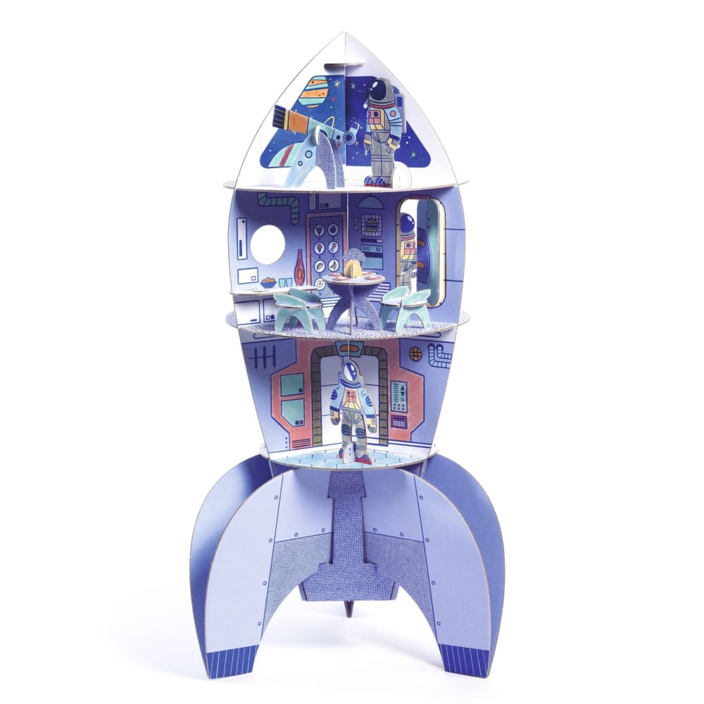 Space Rocket Colour,Assemble & Play - Djeco