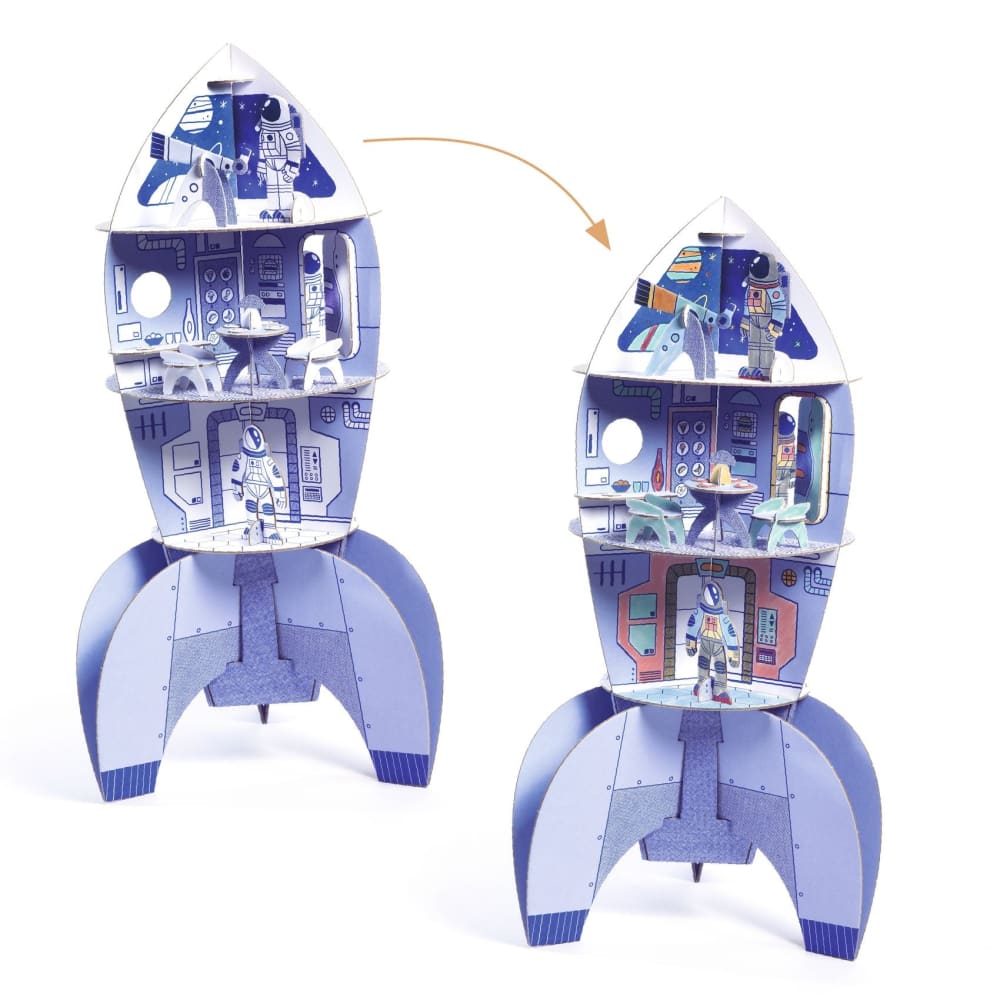 Space Rocket Colour,Assemble & Play - Djeco
