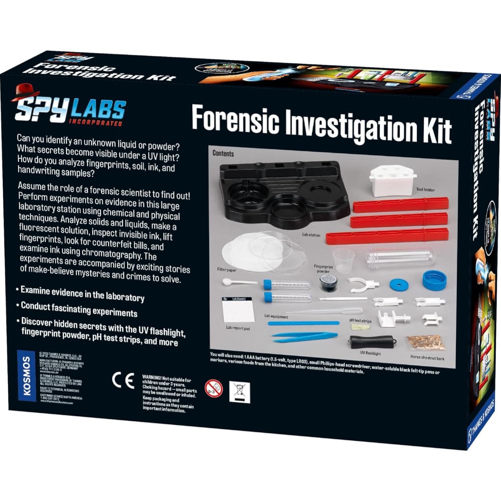 Spy Labs Forensic Investigation Kit Thames And Kosmos