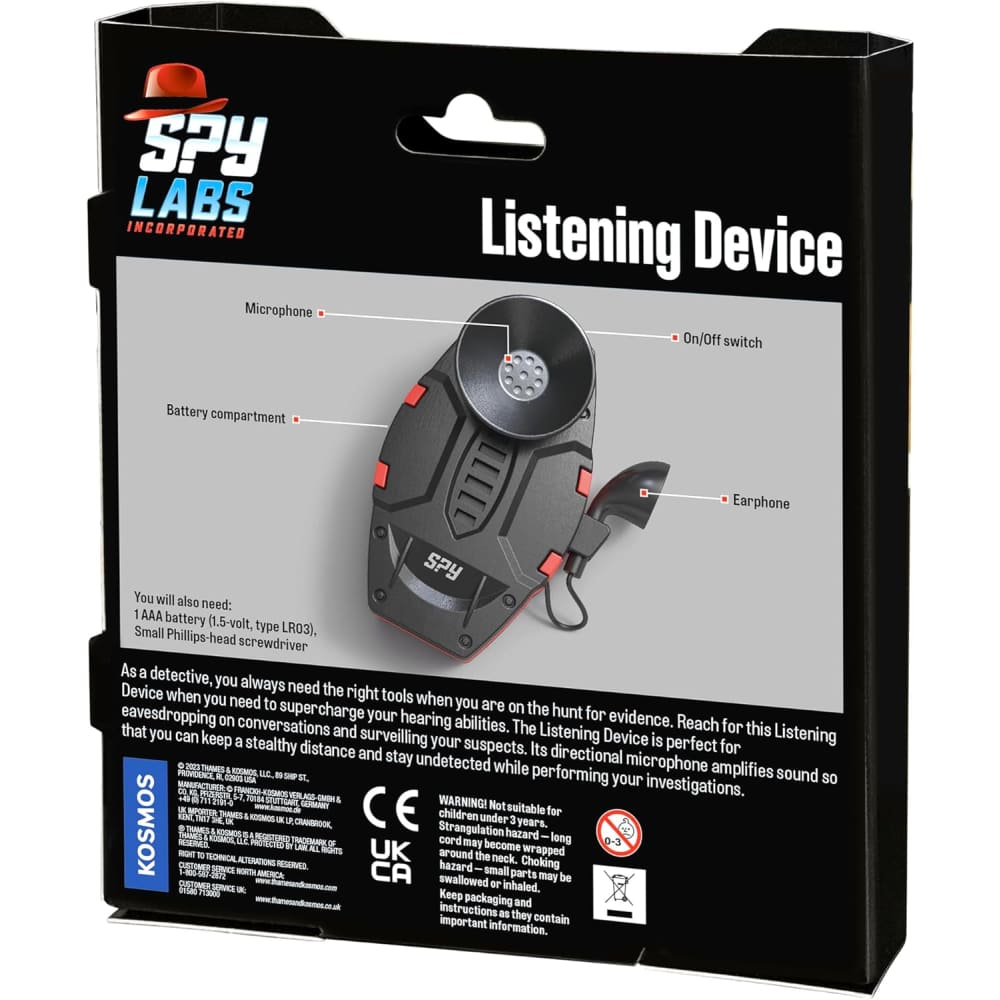 Spy Labs Listening Device Thames And Kosmos