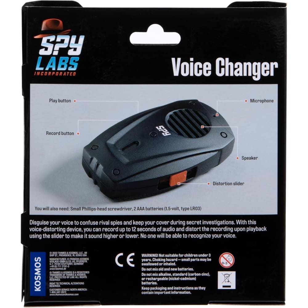 Spy Labs Voice Changer Thames And Kosmos