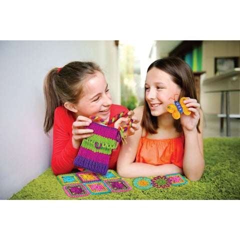 Image of STEAM Powered Kids Knitting & Crochet - 4M Great Gizmos