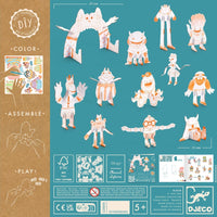 Team Monsters Colour Assemble & Play - Djeco