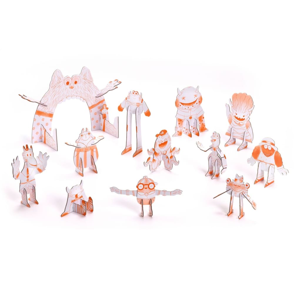 Team Monsters Colour Assemble & Play - Djeco