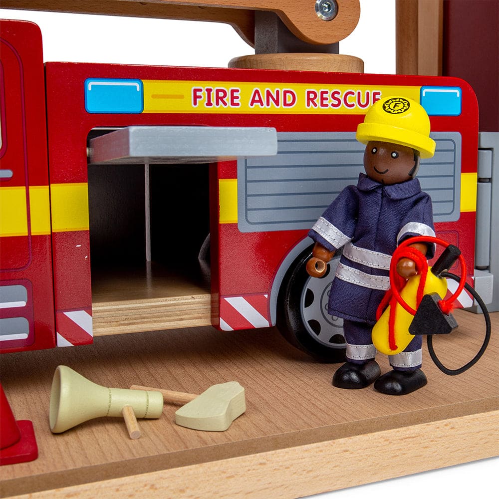 Tidlo Fire Station Toy Bundle · BrightMinds UK