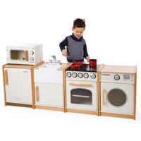 Tidlo White Play Kitchen Bundle - 691621678961