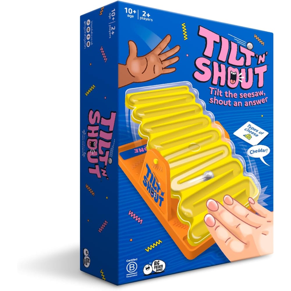 Tilt ’n’ Shout Family Board Game - Big Potato Games
