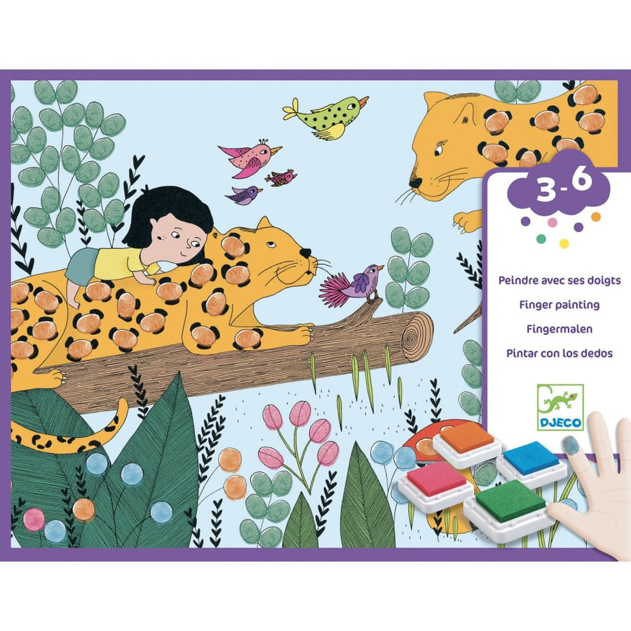 Touch Finger Painting Kit - Djeco