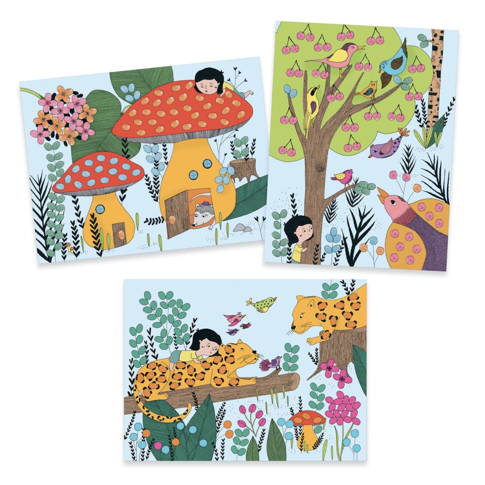 Touch Finger Painting Kit - Djeco