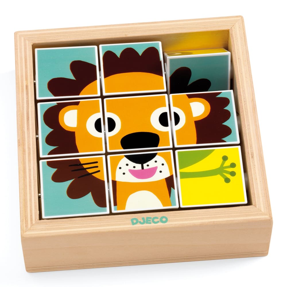 Tournanimo Block Cube Puzzle - Djeco