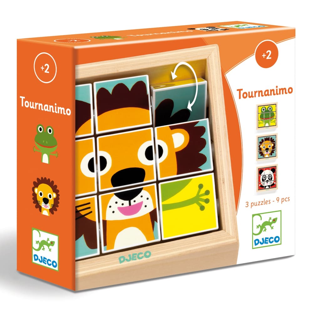Tournanimo Block Cube Puzzle - Djeco