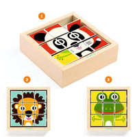 Tournanimo Block Cube Puzzle - Djeco