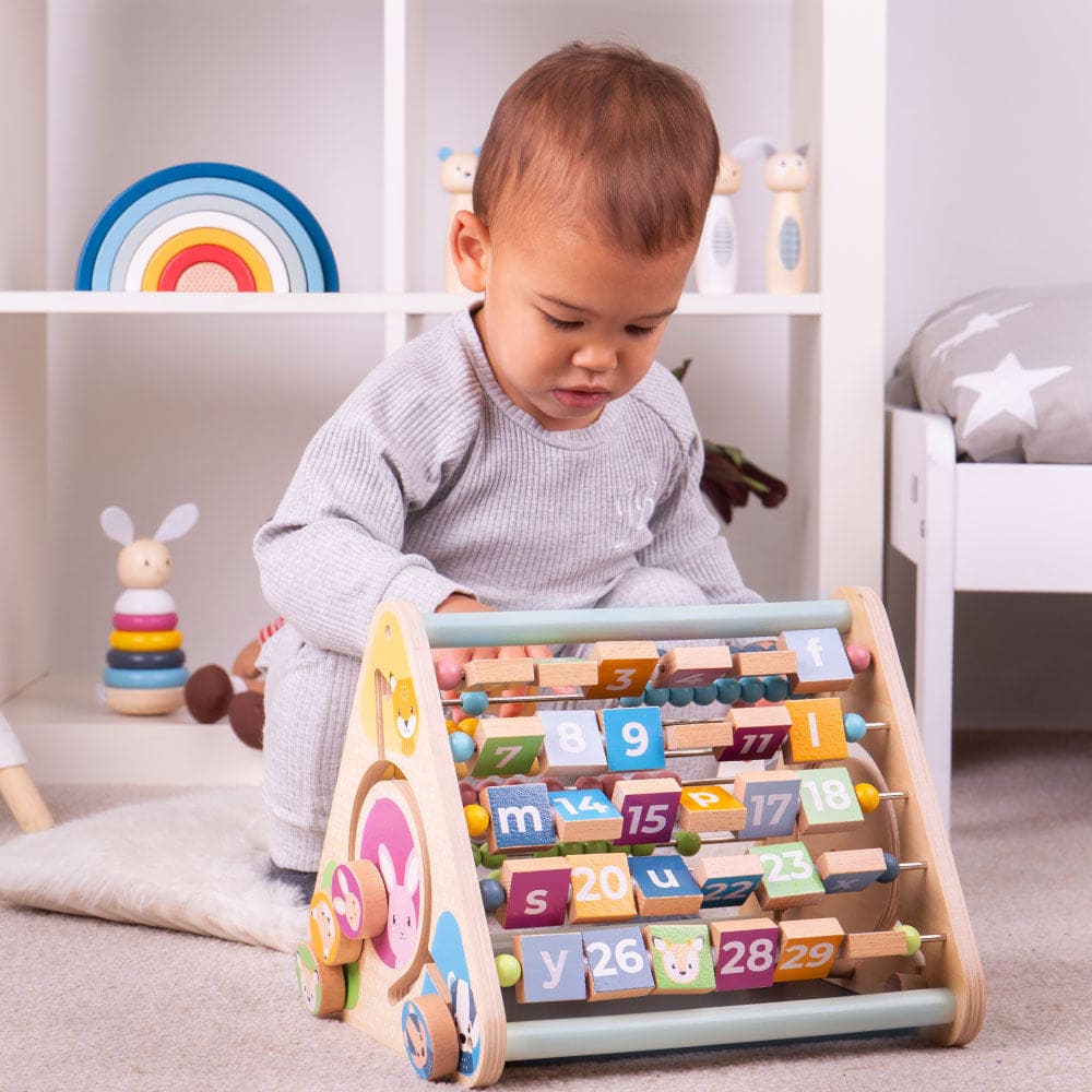 Triangular Activity Centre - FSC® Certified - Bigjigs Toys 691621810286