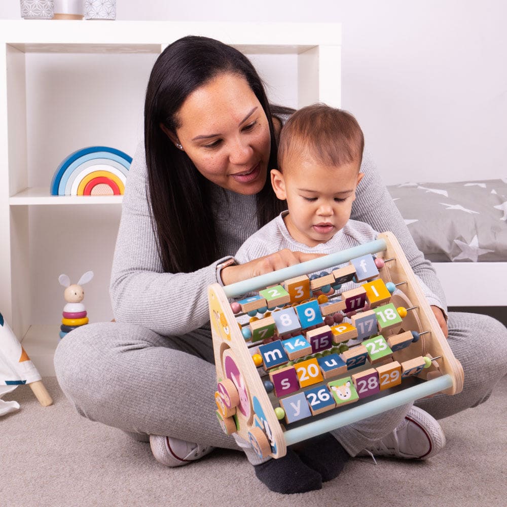 Triangular Activity Centre - FSC® Certified - Bigjigs Toys 691621810286