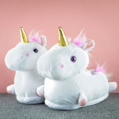 Unicorn Light Up Slippers Adult - Gadget Store 5050341200756