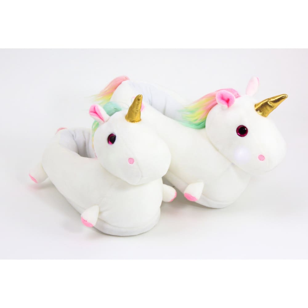 Unicorn Light Up Slippers Adult - Gadget Store 5050341200756
