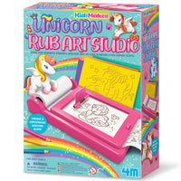 Unicorn Rub Art Studio - 4M Great Gizmos