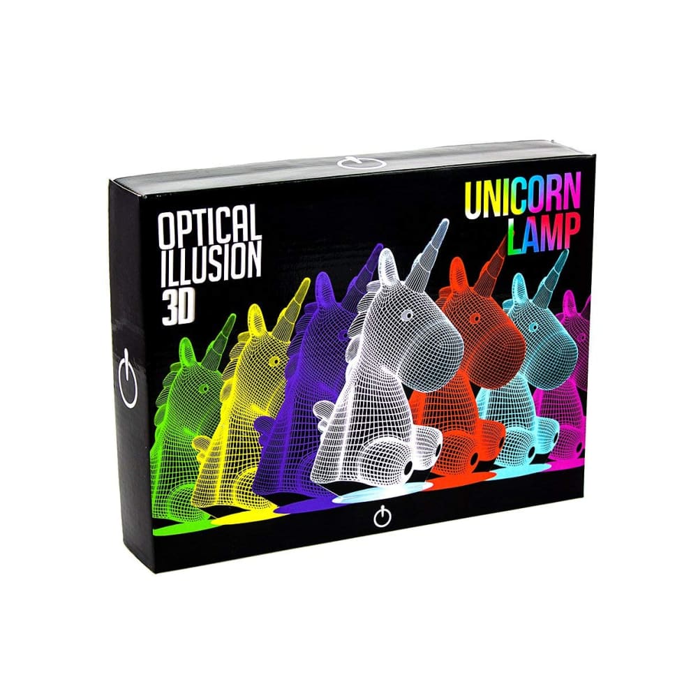 Unicorn Sitting 3D Lamp - Gadget Store 5050341201678