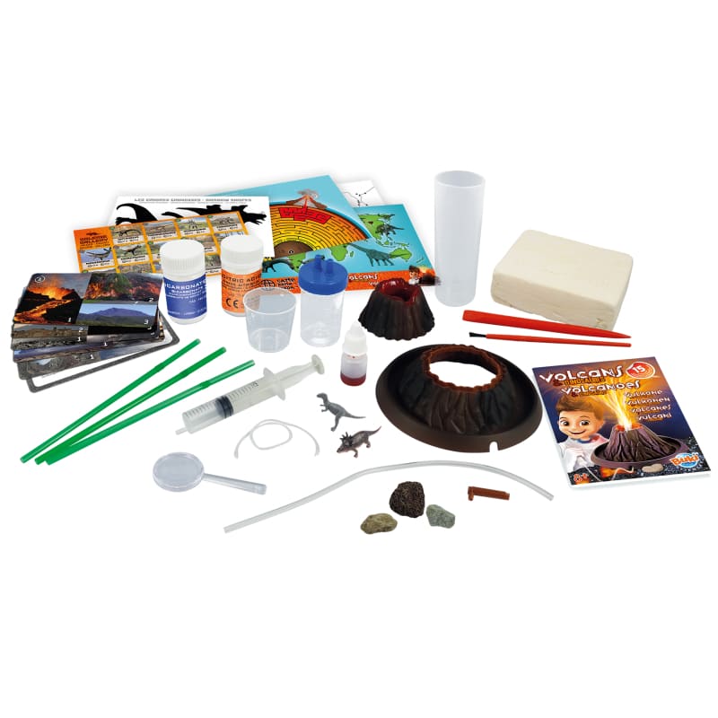 Volcanoes & Dinosaurs Experiment Kit - Halilit