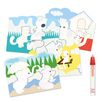 Water Based Colouring Kit - Hidden Outside - Djeco