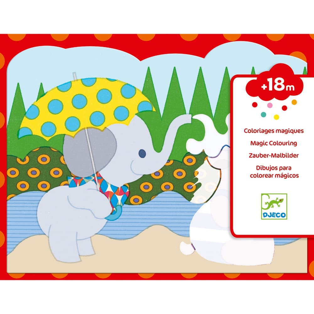 Water Based Colouring Kit - Hidden Outside - Djeco